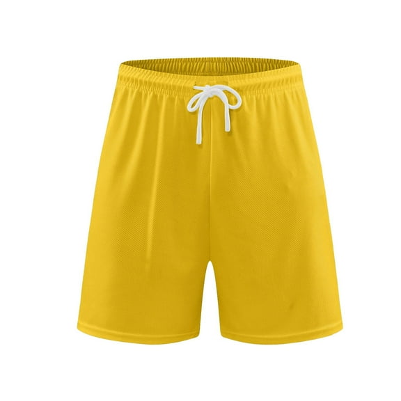 Men's Athletic Shorts Mesh Breathable Quick Dry Basketball Soccer Short Summer Drawstring Beach Shorts with Pockets