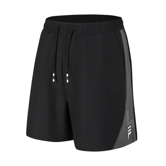 Men's Athletic Shorts Performance Basketball Workout Short Pants Summer Quick Dry Running Fitness Training Activewear Color Block Sport Shorts with Pockets for Soccer