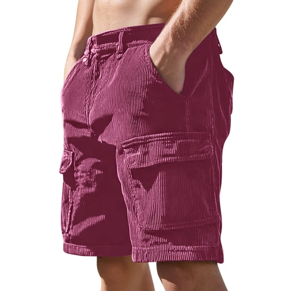 Men’s Athletic Shorts – Slim Fit Travel Style Summer Men's Casual Pocket Loose Retro Versatile Shorts