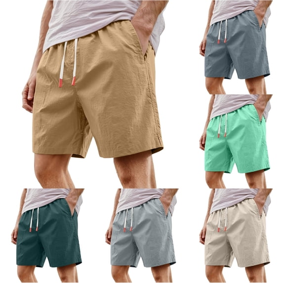 Men's Athletic Shorts Workout Khaki Workout Running Jogging Basketball Shorts