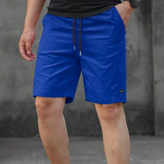 Men's Athletic Shorts with Drawstring Waist, Breathable Mesh Lining, and Quick-Dry Fabric for Workouts and Casual Wear