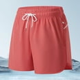 thumbnail image 1 of Men's Athletic Shorts with Hidden Zipper and Drawstring Leisure Solid Color Loose And Comfortable Motion Straight-leg Work Shorts, S-3XL, 1 of 4