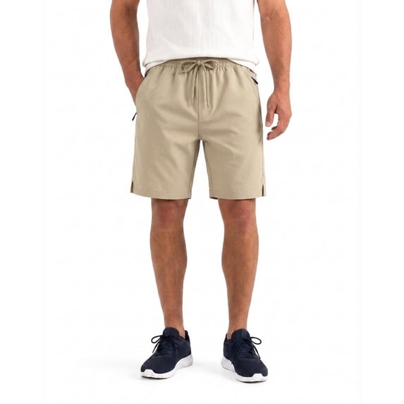 Men's Athletic Shorts with Zipper Pockets Lightweight Drawstring Stretch for Workout Gym Basketball 30-42