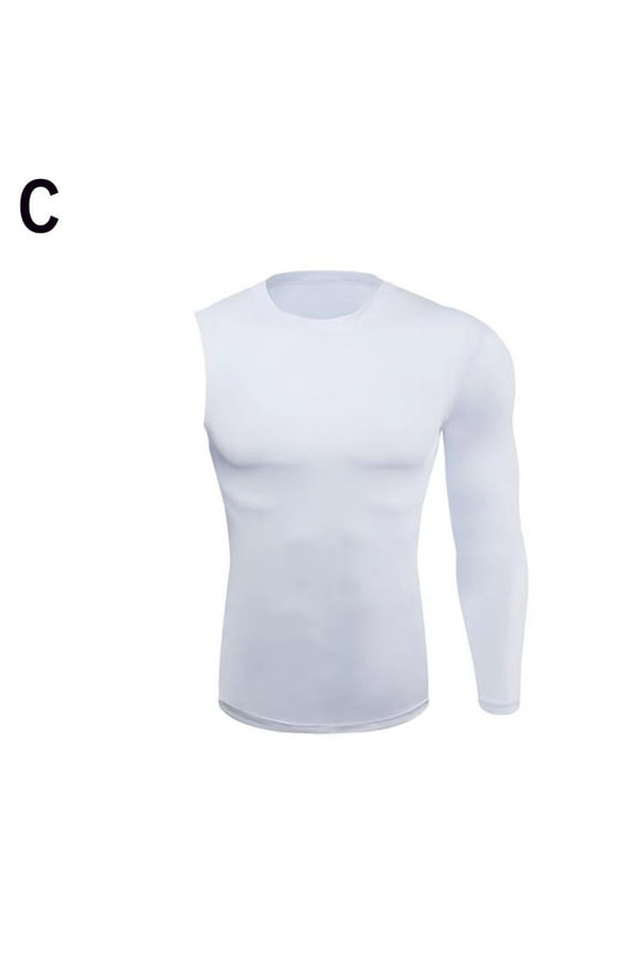 Men,s Athletic Single Sleeve One Arm Compression Shirt Sports Tight#