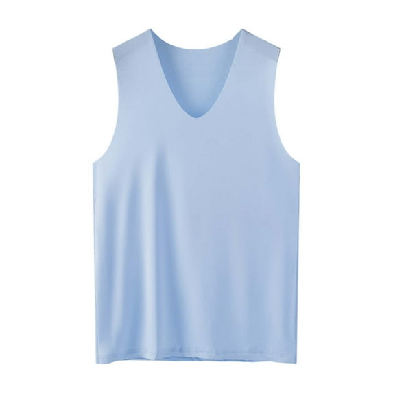 Men's Athletic Sleeveless V-Neck Tank Top Breathable Workout Shirt For Gym Running Sports And Casual Everyday Wear Comfortable Muscle Fit Design Mens Muscle Gym Tank Top Breathable Sleeveless Shirts for Active Men