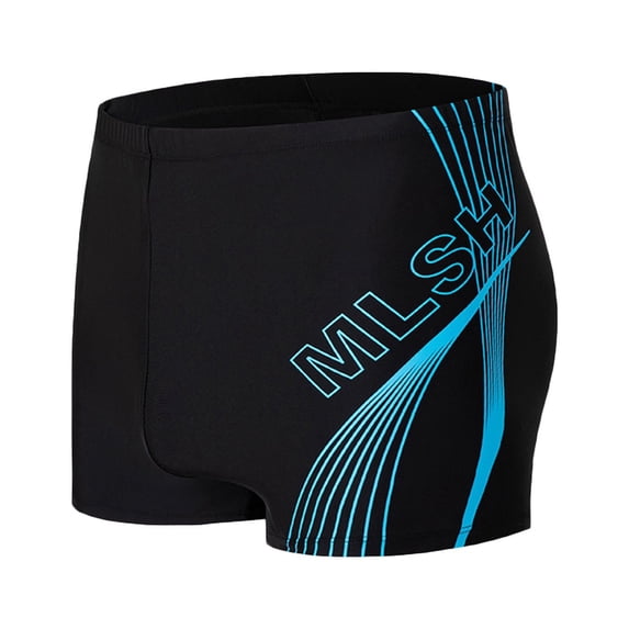 Men's Athletic Square Leg Swimsuit Jammers Durable Compression Swim Briefs Training Bathing Swimming Shorts Holiday Beach