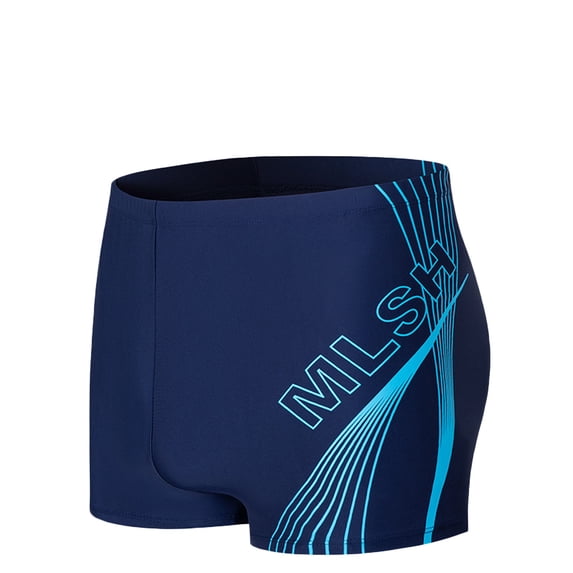 Men's Athletic Square Leg Swimsuit Jammers Durable Compression Swim Briefs Training Bathing Swimming Shorts Holiday Beach