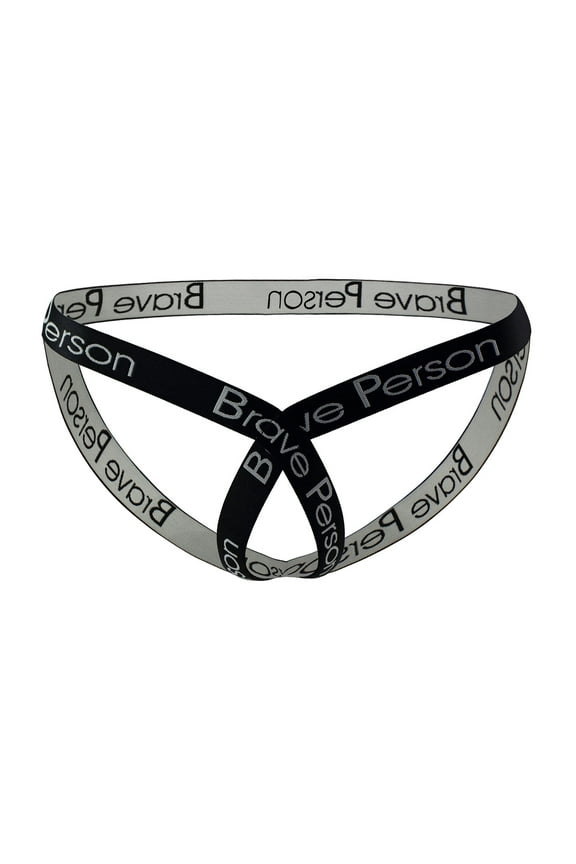 Men's Athletic Supporters Jockstrap Underwear Low Rise Adjustable Waistband Breathable Active Underpants