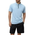 thumbnail image 1 of Men's Athletic T Shirt Summer Performance Workout Top Breathable Loose Fit Training Tee for Running Gym Outdoor Sports Mens Work Shirts Summer Basic Tee Shirts, 1 of 4