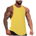 thumbnail image 1 of Men's Athletic Tank Tops Comfortable Loose Fit Sleeveless Shirt for Casual Running and Summer Workouts Mens T-Shirts with Pocket No Pockets Slim Graphic T Shirts, 1 of 5
