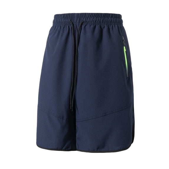 Men's Athletic Workout Shorts 7" Inseam Quick Dry Running Training Short Pants with Zipper Pockets, Summer Breathable Basketball Sports Wear