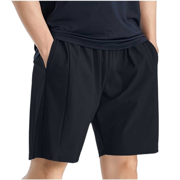 Men's Athletic Workout Shorts 8" Inseam Mesh Side Vents Performance Short Pants for Running Training Exercise Lightweight Quick Dry Breathable Fitness with Pockets