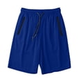 thumbnail image 1 of Men's Athletic Workout Shorts for Men with Zipper Pockets Summer Quick-Dry Ligthweight Breathable Short Pants for Basketball Training 7" Inseam Plus Size, 1 of 6