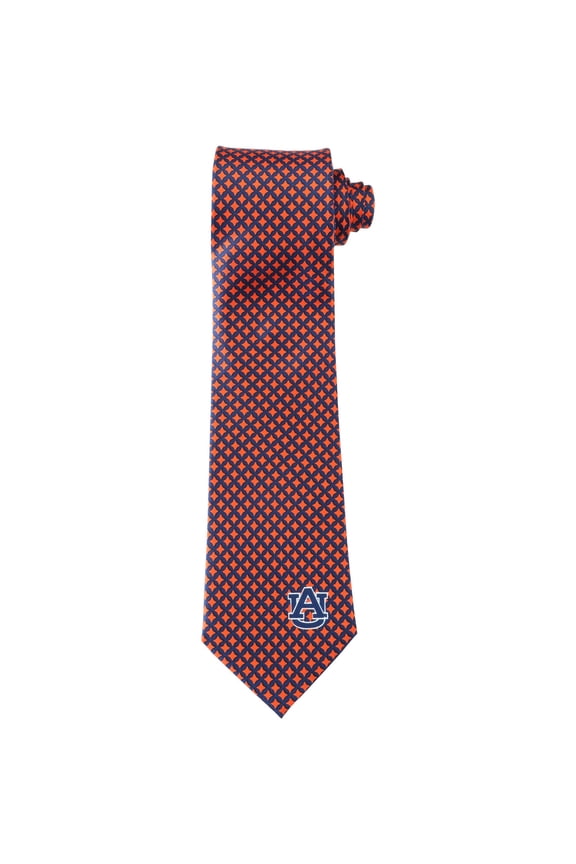 Men's Auburn Tigers Diamante Print Silk Tie