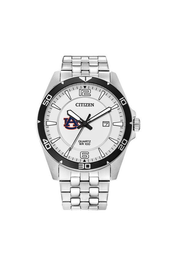 Men's  Auburn Tigers Quartz Stainless Steel Watch