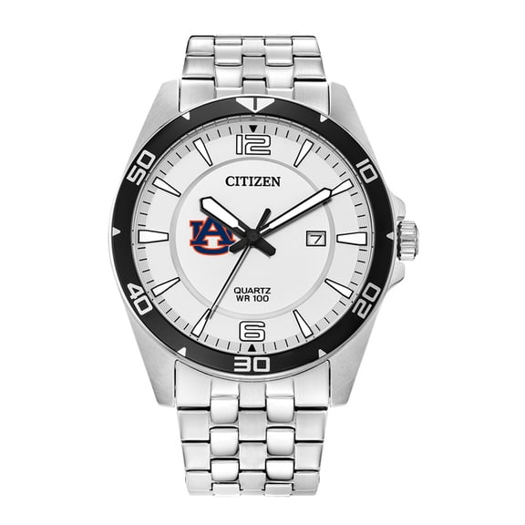 Men's Auburn Tigers Quartz Stainless Steel Watch