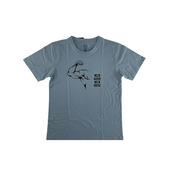 Men's Crew Neck T-Shirt, Classis Cotton Workout Short Sleeve Tee