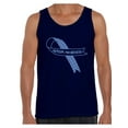 thumbnail image 1 of Men's Autism Awareness Blue Ribbon Graphic Tank Tops Autistic Support, 1 of 4