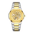 thumbnail image 1 of Men's Automatic Mechanical Skeleton Watch,Stainless Steel Bracelet Wrist Watch, 1 of 5