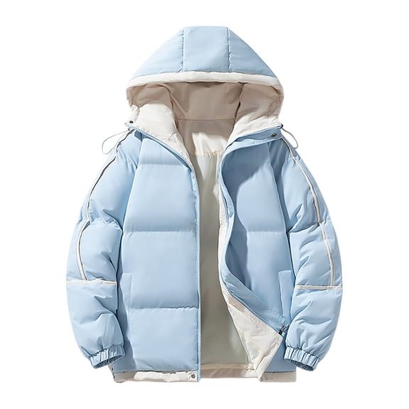 Men's Autumn And Winter Hooded Drop Shoulder Sleeve Oversized Thickened Blend Coat