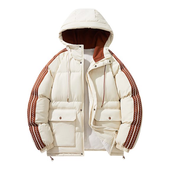 Men's Autumn And Winter Outdoor Casual Style Long Sleeved Hooded Jacket Coat