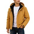 thumbnail image 1 of Men's Autumn And Winter Thickened Outdoor Casual Style Loose Fit Hooded Jacket Coat, 1 of 5