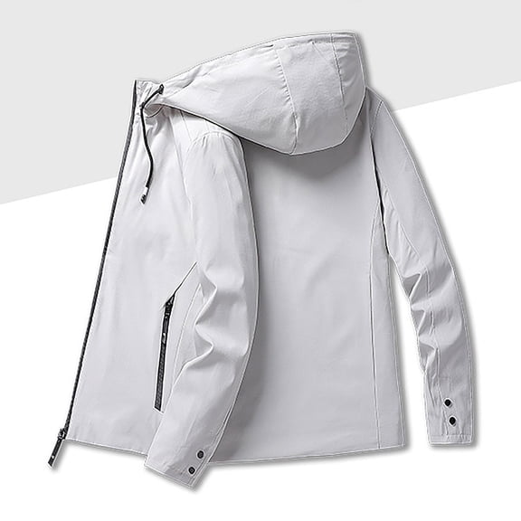 Men's Autumn and Winter Down Jacket Liner Which Is Thickened for Cold Weather White Polyester Coat with Fashionable Style Suitable for Daily and Party