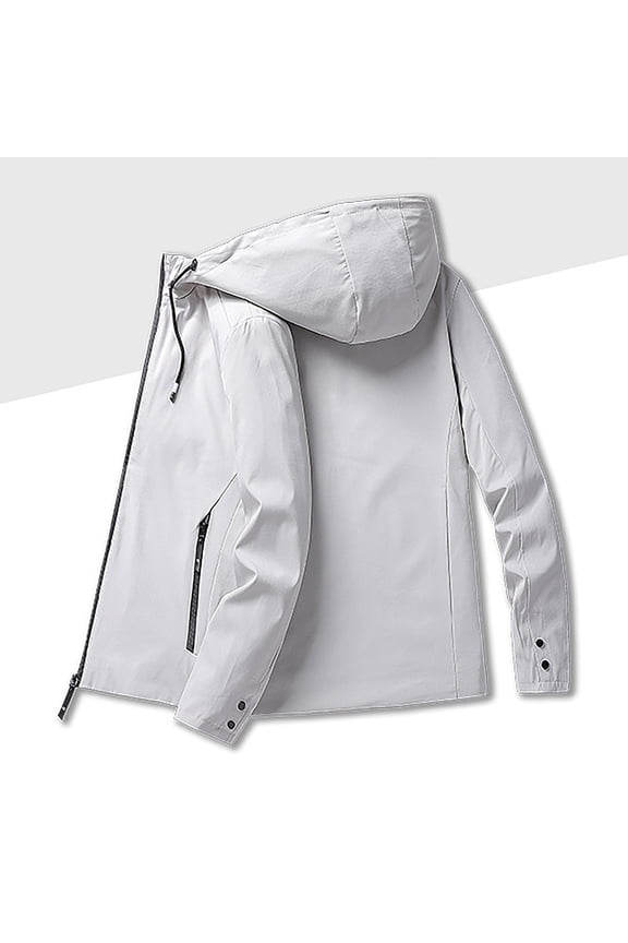 Men's Autumn and Winter Down Jacket Liner Which Is Thickened for Cold Weather White Polyester Coat with Fashionable Style Suitable for Daily and Party