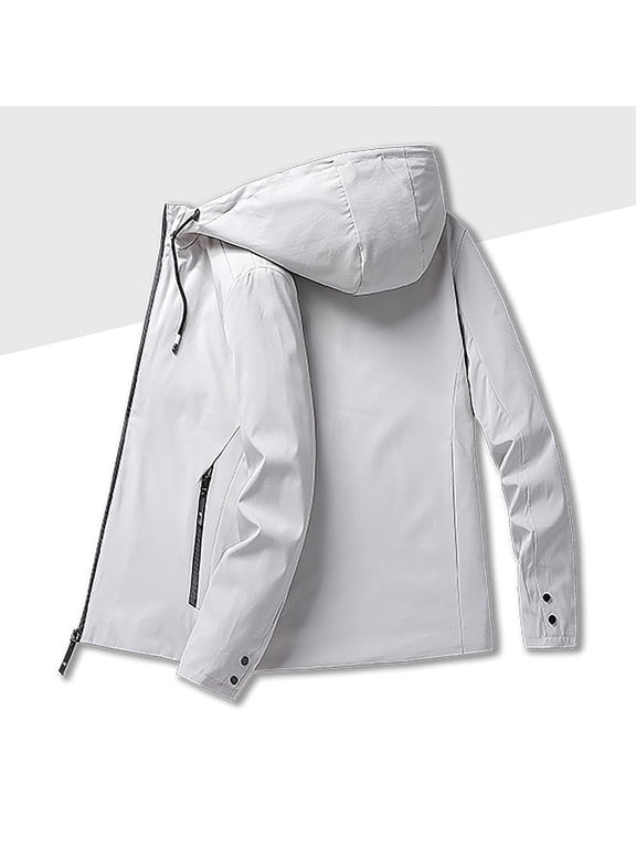 Men's Autumn and Winter Down Jacket Liner Which Is Thickened for Cold Weather White Polyester Coat with Fashionable Style Suitable for Daily and Party