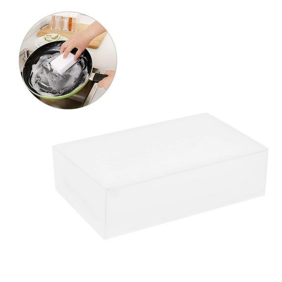 FELTECHELECTR 50Pcs Reusable Sponge Cleaning Brush for Kitchen and Bathroom Tough Messes