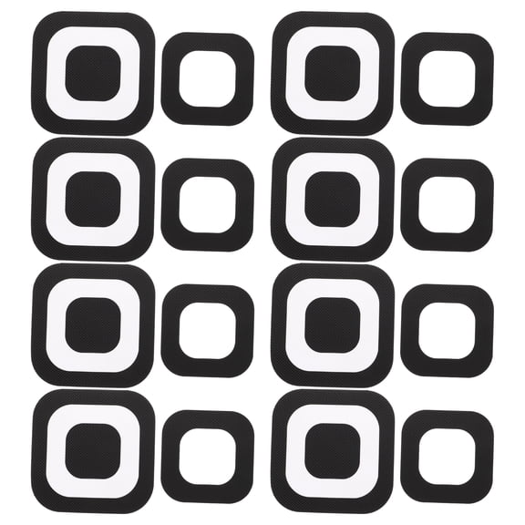 Hemobllo 20Pcs Black Shower Non Slip Stickers Self Adhesive Waterproof for Bath and Stairs