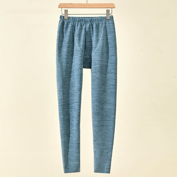 Men's Autumn And Winter Thick Ground Solid Color Thermal Pants Long Pants Leggings Silk Base Layer Men Men's Leggings Warm Thermal Long Underwear Women Mens Thermals Lined Thermals for Men Thermal