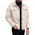 thumbnail image 1 of Men's Autumn Winter Woolen Jacket Casual Business Short Trend Coat, 1 of 6