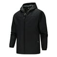 Men's Autumn and Winter Fleece Jacket Coat Stand Collar Hooded