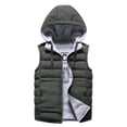 thumbnail image 1 of Men's Autumn and Winter Hooded Thickened Slimming Cotton Clothes Casual Warm Reversible Waistcoat, 1 of 6