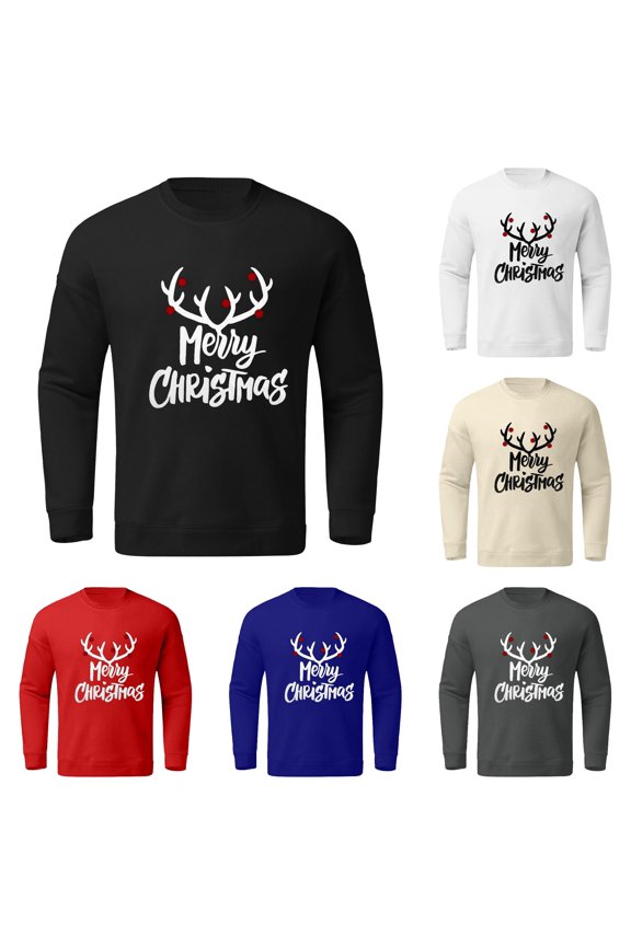 Men's Autumn and Winter Tops Graphic Themed Part Printing Hoodless Long Sleeve Pullover Sweatshirt Sunny Day Jacket XXXXL