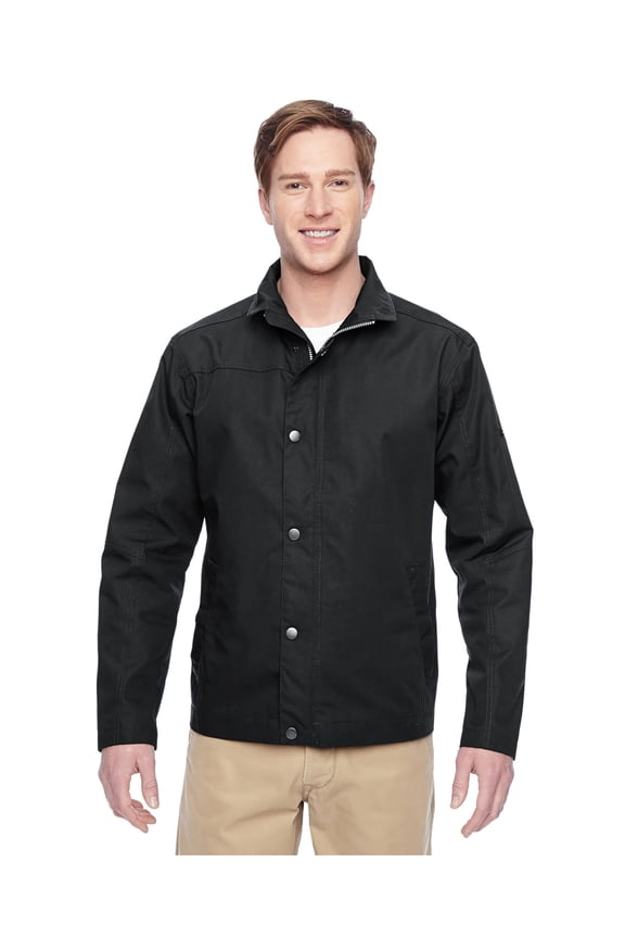 M705 Men's Auxiliary Canvas Work Jacket, BLACK, 4XL