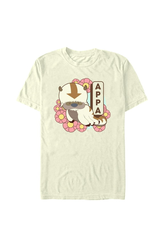 Men's Avatar: The Last Airbender Floral Cute Appa  Graphic T-Shirt