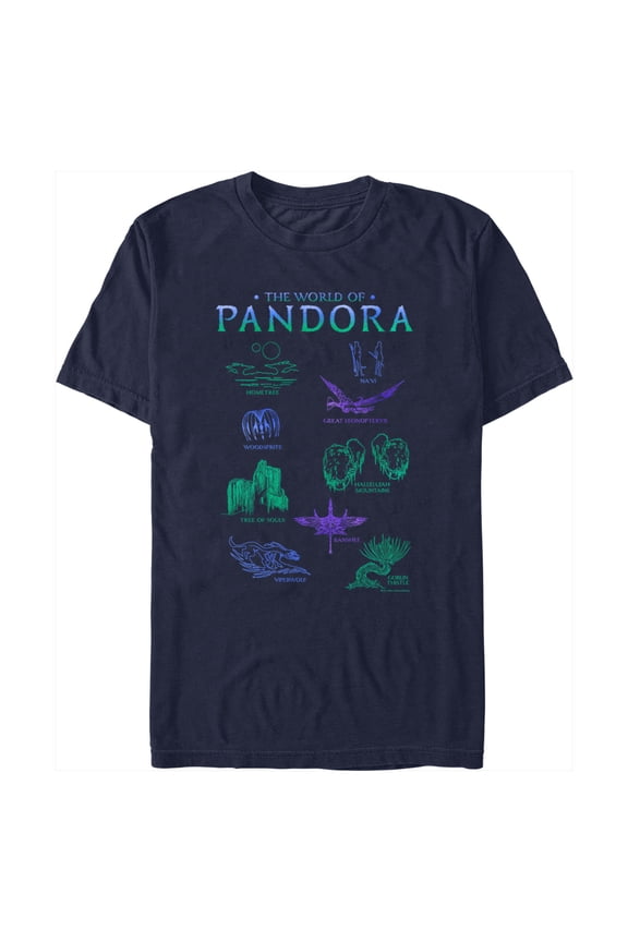 Men's Avatar The World of Pandora Graphic Tee Navy Blue 2X Large
