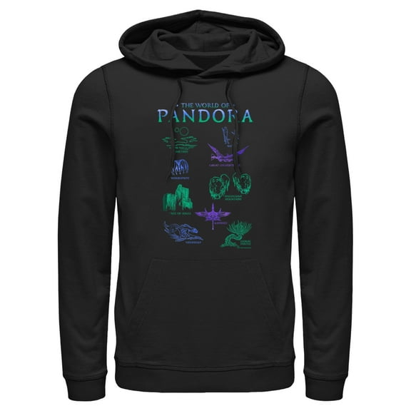 Men's Avatar The World of Pandora  Pull Over Hoodie Black Medium