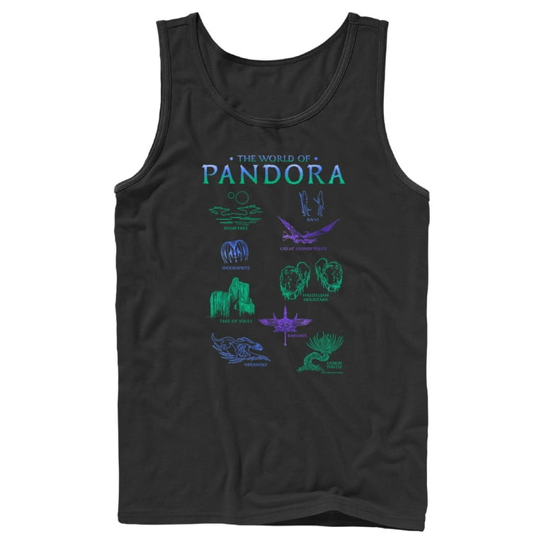 Men's Avatar The World of Pandora Tank Top Black 2X Large