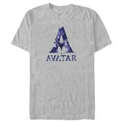 Mens Avatar Watercolor A Logo Graphic Tee Athletic Heather 3X Large