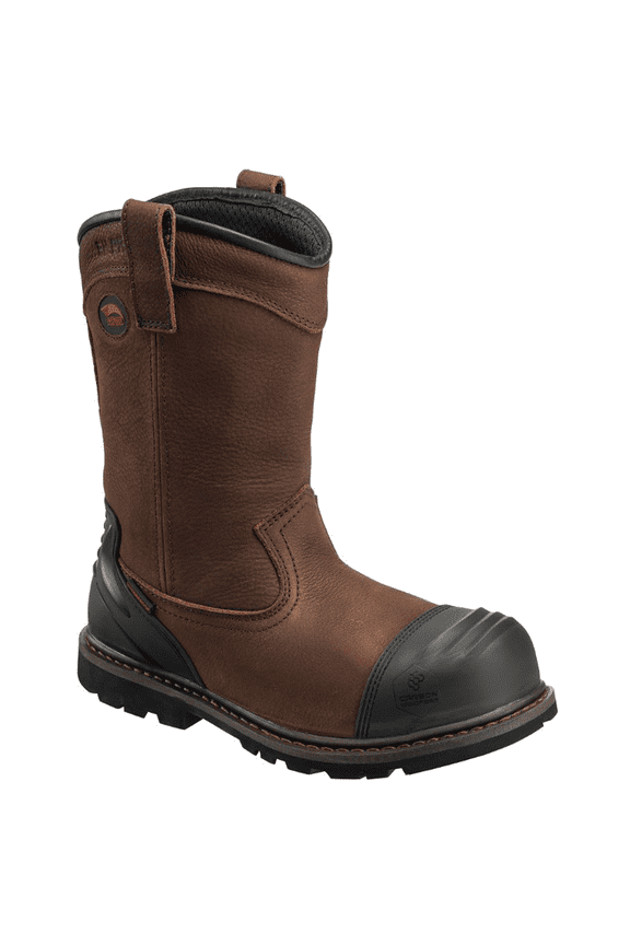 Avenger Hammer Wellington Series - Men's Boots - Carbon Nano-Fiber Toe - IC|EH|SR|PR - Brown/Black - Size: 11.5W