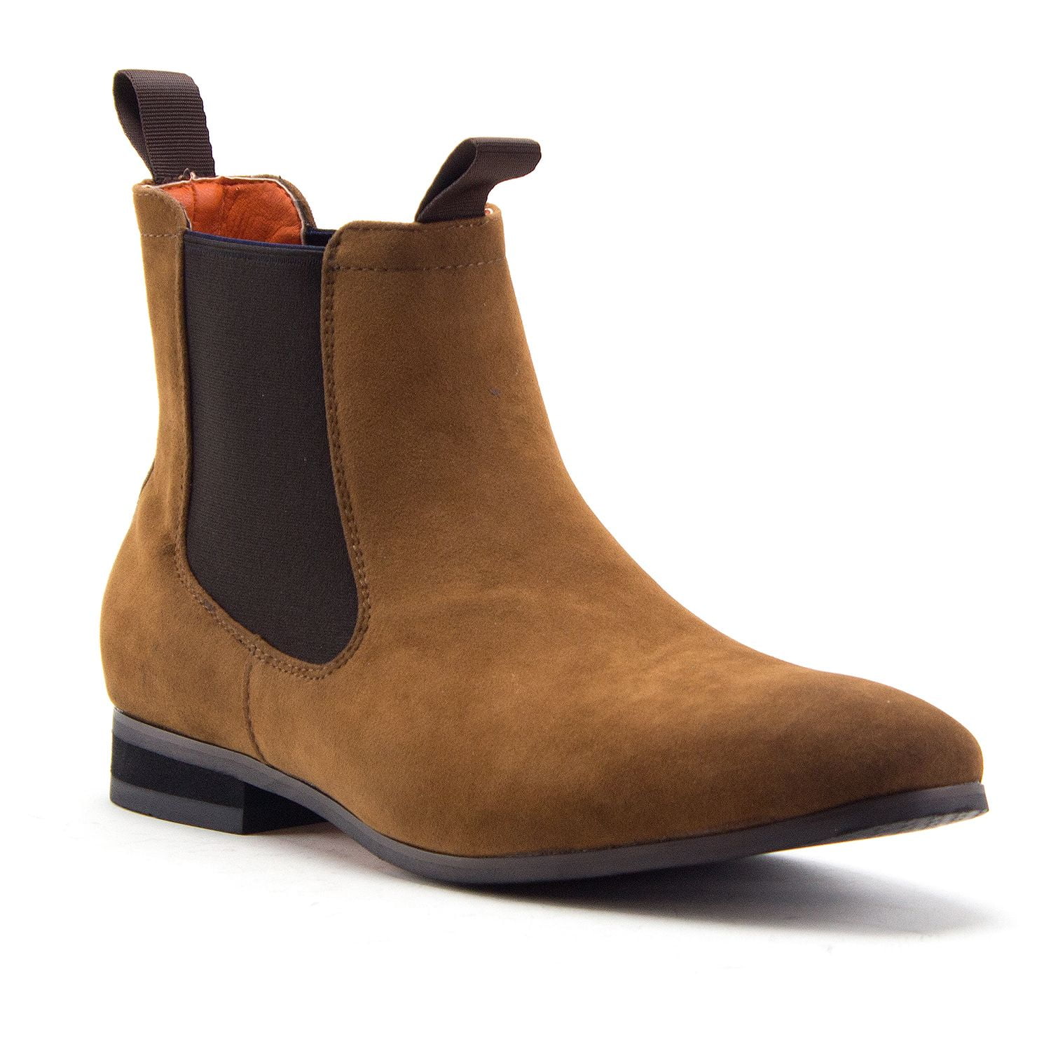 Men s B 746 Pull On Nubuck Ankle High Chelsea Dress Boots Charcoal 10 Walmart