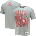 thumbnail image 1 of Men's BALL'N Heathered Gray Atlanta Hawks Since 1949 T-Shirt, 1 of 3
