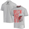 thumbnail image 1 of Men's BALL'N Heathered Gray Portland Trail Blazers Since 1970 T-Shirt, 1 of 3