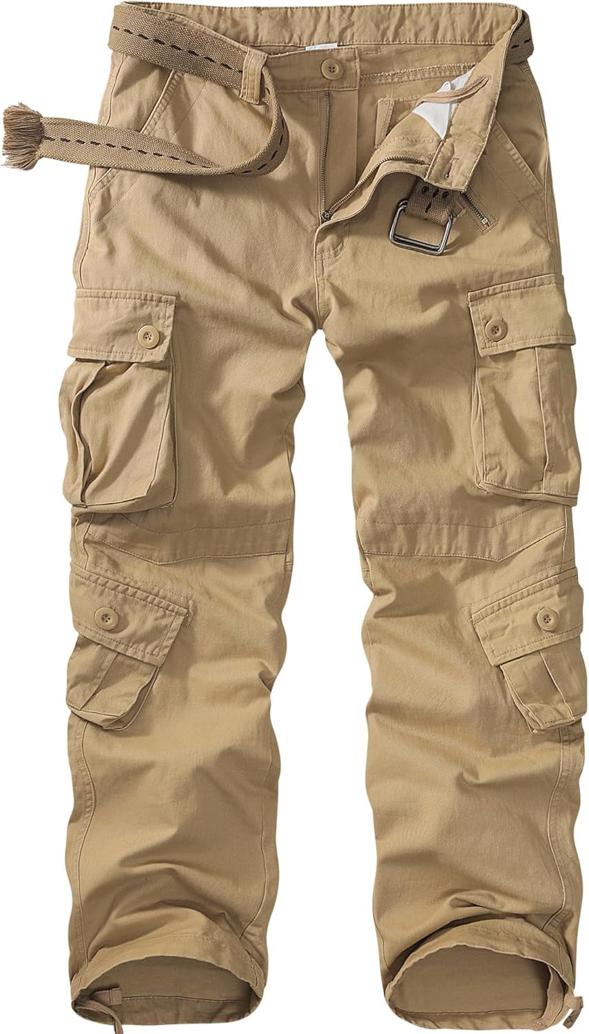 Men's FOX JEANS Ives Cargo Shorts - Camo Army Style, Cotton Canvas, Regular Fit