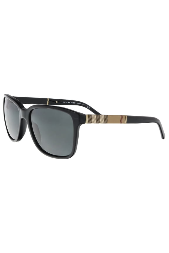 Men's BE4181-300187-58 Black Square Sunglasses