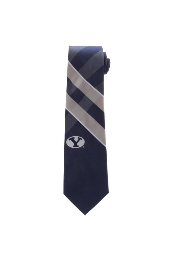 Men's BYU Cougars Woven Poly Grid Tie