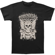 Mens Babymetal Crossbone Eye Skeleton Slim Fit T-shirt Small Black